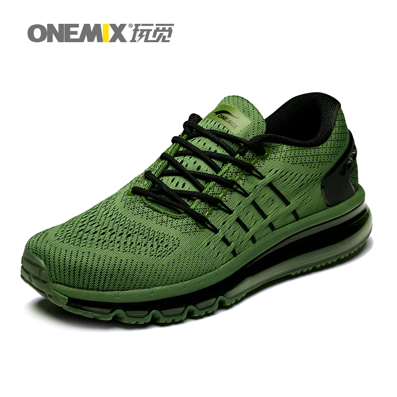 Army Air Cushion Shoes ONEMIX Men's Slant Tongue Sneakers - Click Image to Close