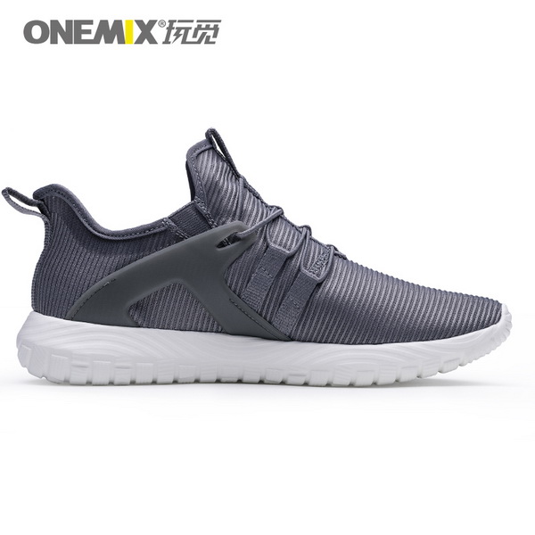 Dark Gray Soft Outsole Sneakers ONEMIX Men's Jogging Shoes