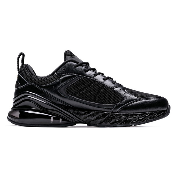 Pure Black Winter Sneakers ONEMIX Sport Unisex 270 Shoes - Click Image to Close