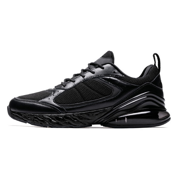 Pure Black Winter Sneakers ONEMIX Sport Unisex 270 Shoes - Click Image to Close