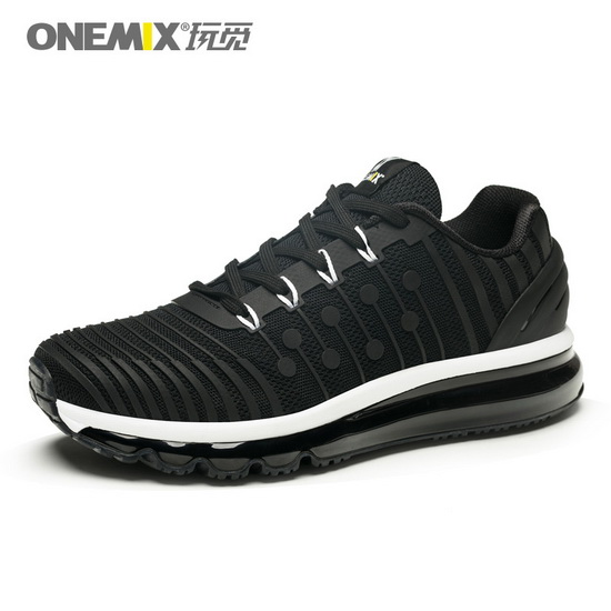 Black Running Women's Sneakers ONEMIX Men's Windseeker Shoes - Click Image to Close