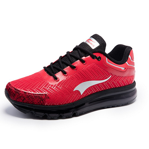 Red/Black Friday Shoes ONEMIX Men's Waterproof Sneakers - Click Image to Close