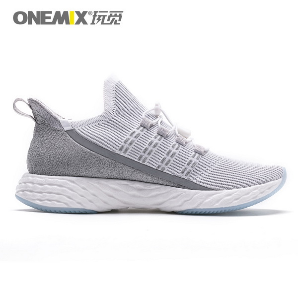 Light Gray Sunday Men's Shoes ONEMIX Sport Women's Sneakers - Click Image to Close