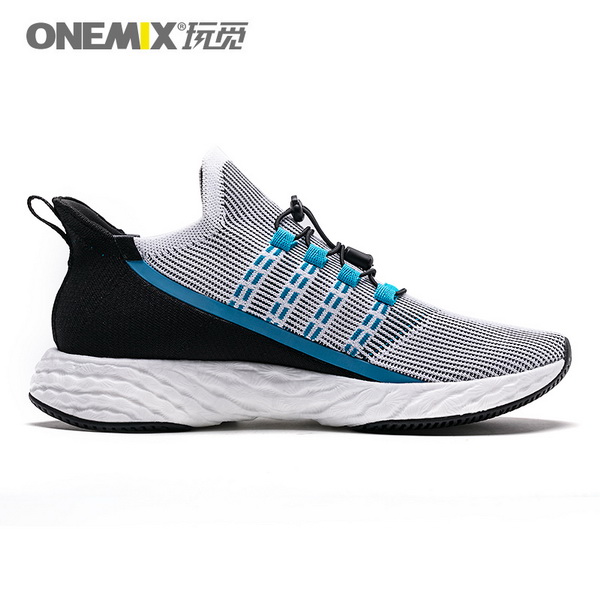Black Blue Sunday Sneakers ONEMIX Running Men's Shoes