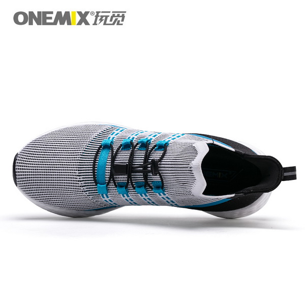 Black Blue Sunday Sneakers ONEMIX Running Men's Shoes - Click Image to Close