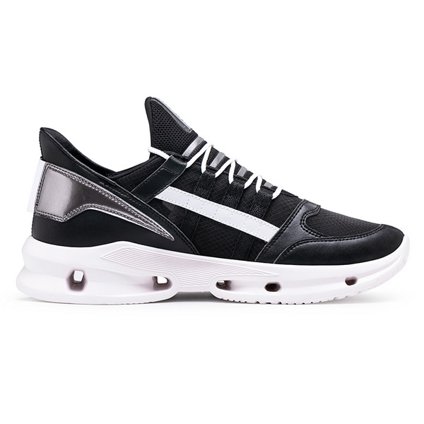 Black White Vintage Women's Sneakers ONEMIX Men's Running Shoes - Click Image to Close