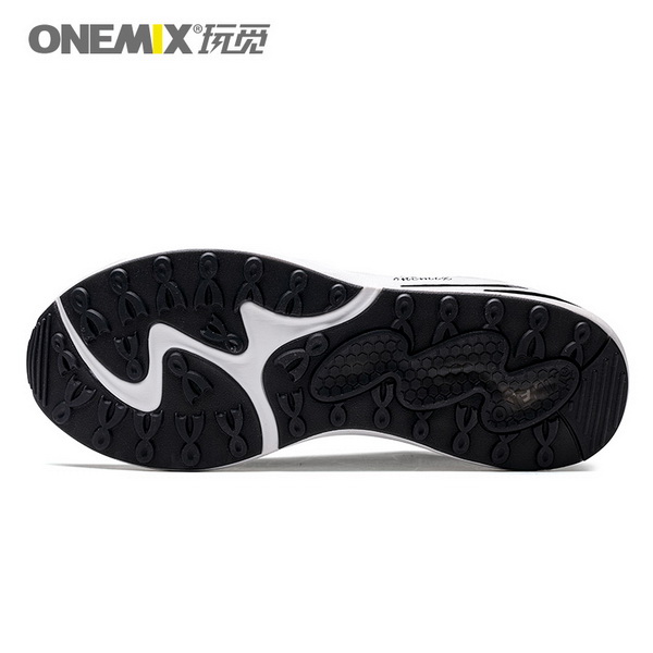 Black White Classic Casual Dad Shoes ONEMIX Men's Sneakers - Click Image to Close