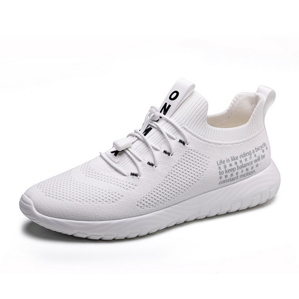White Simple Women's Shoes ONEMIX Outdoor Men's Sneakers