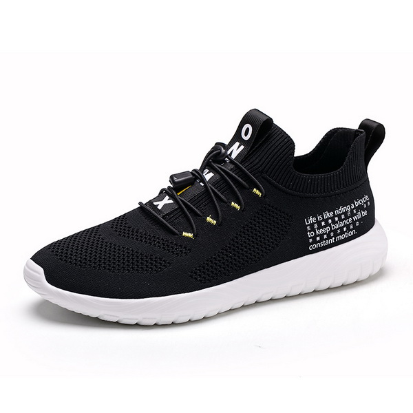 Black/White Simple Men's Sneakers ONEMIX Women's Jogging Shoes