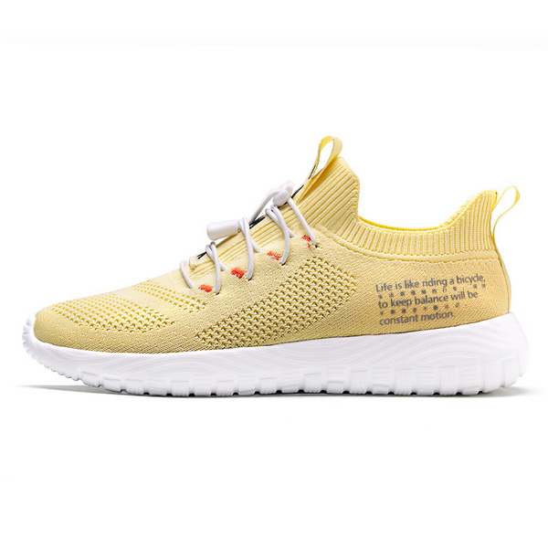 Yellow Simple Sport Sneakers ONEMIX Women's Breathable Shoes - Click Image to Close