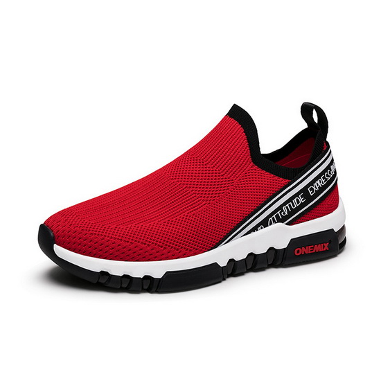 Red February Shoes ONEMIX Breathable Men's 280 Sneakers