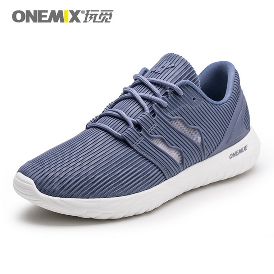 Gray April Outdoor Shoes ONEMIX Men's Mesh Vamp Sneakers