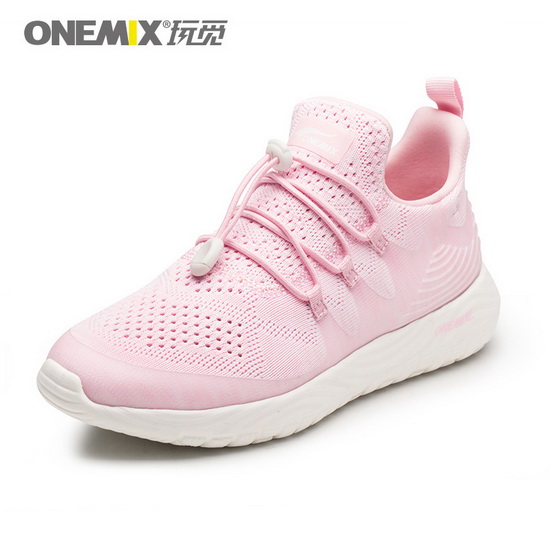 Pink Listener Sneakers ONEMIX Women's Breathable Shoes