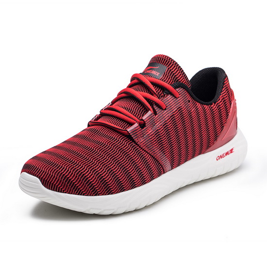 Red Zebra Sneakers ONEMIX Breathable Men's 250 Shoes