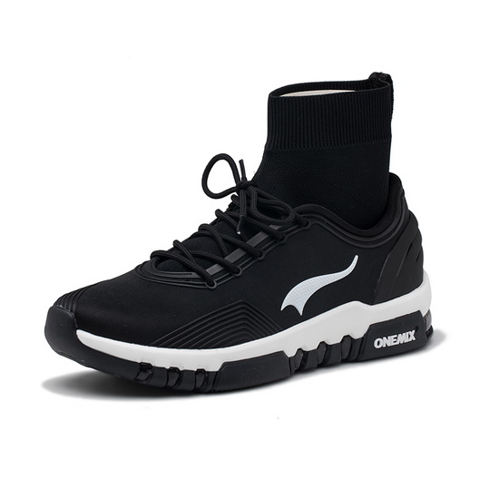 Black/White Pegasus Women's Shoes ONEMIX Men's Multi-function Sneakers