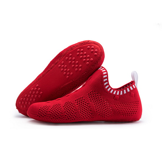 Red/White Mesh ONEMIX Breathable Quick-Dry Slipper Socks