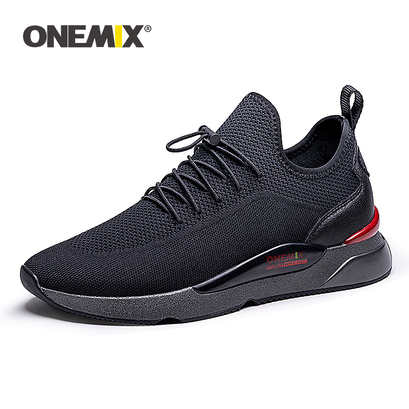 Black Dragonfly Sneakers ONEMIX Men's Breathable Shoes