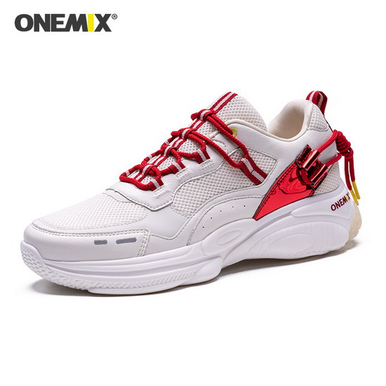 Ivory White Travel Women's Shoes ONEMIX Outdoor Men's Dad Sneakers