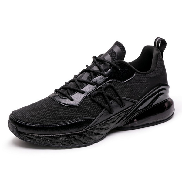 Full Black Hiking Shoes ONEMIX Unisex Outdoor Sneakers