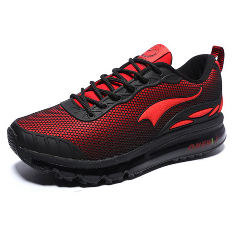 Black/Red Thursday Shoes ONEMIX Men's Breathable Sneakers