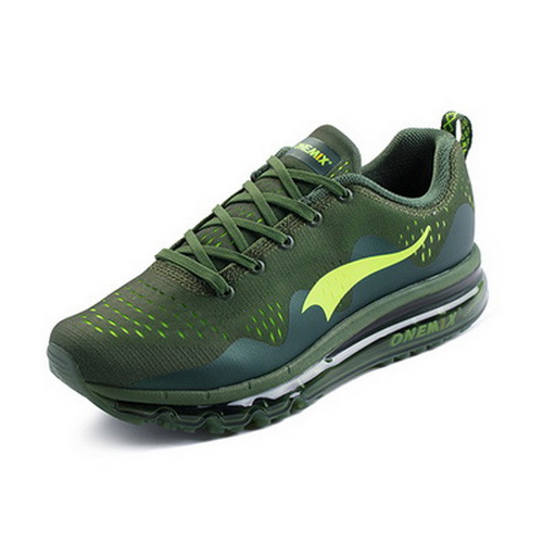 Olive Green Outdoor Shoes ONEMIX Men's Sea Wave Sneakers - Click Image to Close