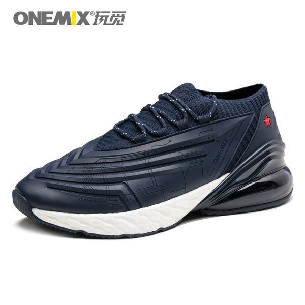 Dark Blue Saturday Shoes ONEMIX Athletic Men's Fighter Sneakers - Click Image to Close