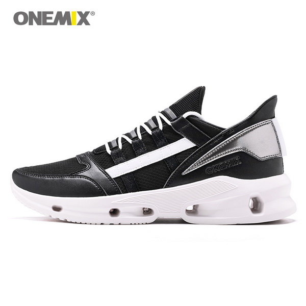 Black White Vintage Women's Sneakers ONEMIX Men's Running Shoes