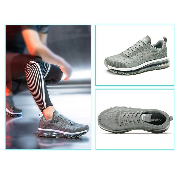 Neutral Grey Monday Sneakers ONEMIX Men's Running Shoes