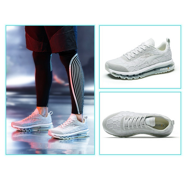 Neutral Grey Monday Sneakers ONEMIX Men's Running Shoes