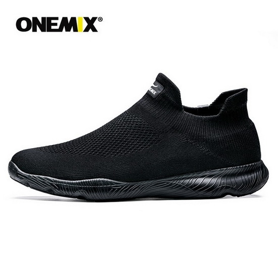 Black Mars Sneakers ONEMIX Men's Comfortable Shoes - Click Image to Close