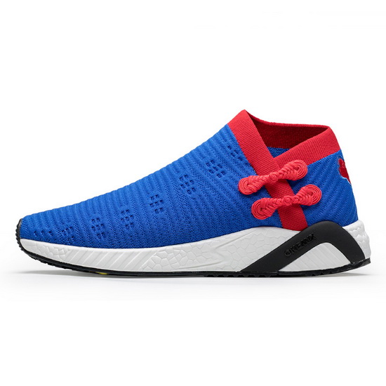 Blue/Red Outdoor Men's Shoes ONEMIX Women's Socks-like Sneakers - Click Image to Close