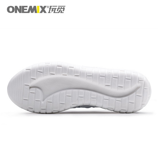 White April Walking Sneakers ONEMIX Mesh Vamp Men's Shoes - Click Image to Close
