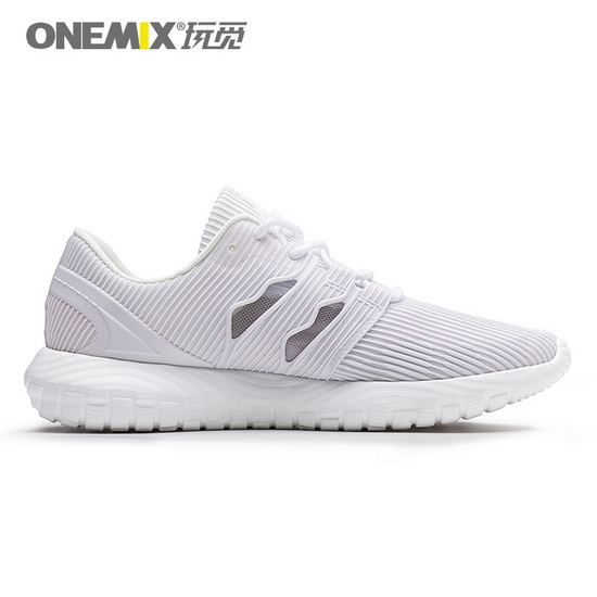 White April Walking Sneakers ONEMIX Mesh Vamp Men's Shoes
