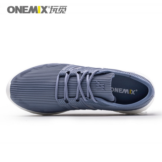 Gray April Outdoor Shoes ONEMIX Men's Mesh Vamp Sneakers
