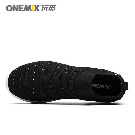 Black June Sneakers ONEMIX Lightweight Men's Shoes - Click Image to Close