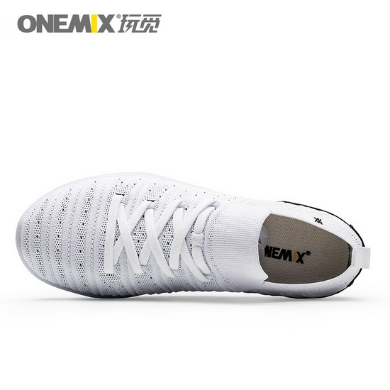 White/Black June Outdoor Shoes ONEMIX Men's Sneakers
