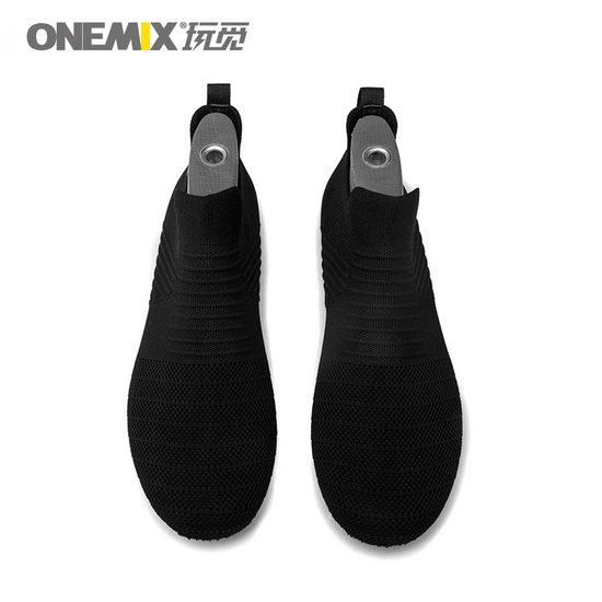 Black No Glue Men's ONEMIX Women's Inner Socks-slipper