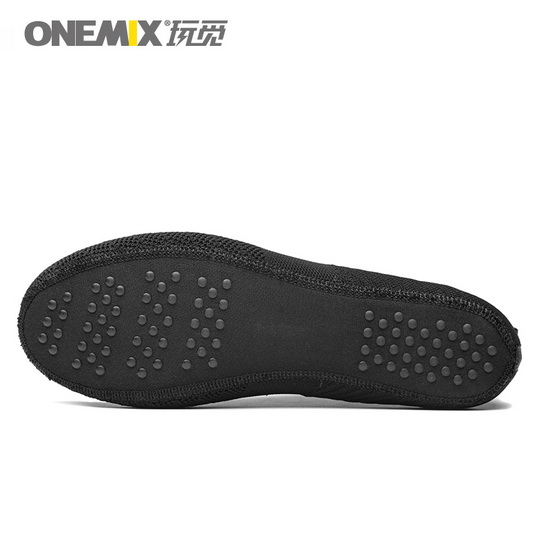 Black No Glue Men's ONEMIX Women's Inner Socks-slipper