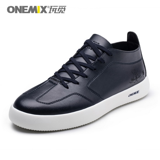 Dark Blue Aquila Sneakers ONEMIX Men's Skate Shoes - Click Image to Close