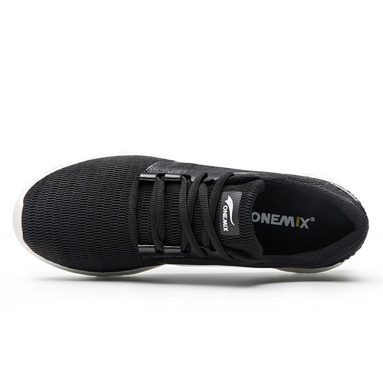 Black Zebra Shoes ONEMIX Running Men's 250 Sneakers - Click Image to Close