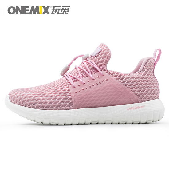 Pink Spring Sneakers ONEMIX Light Women's Sport Shoes
