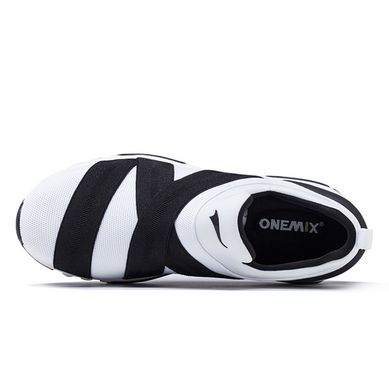 White/Black KeyBand Women's Sneakers ONEMIX Men's Running Shoes