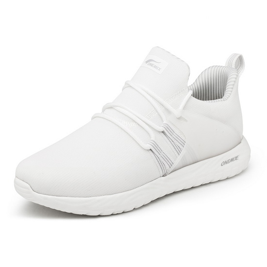 White Volans Women's Sneakers ONEMIX Men's Lightweight Shoes - Click Image to Close