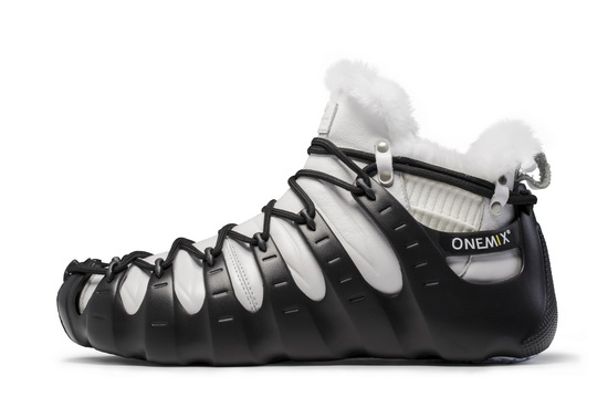Black/White December Men's Shoes ONEMIX Rome Women's Boots - Click Image to Close