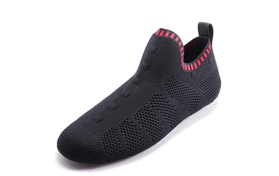 Black/Red Mesh ONEMIX Indoor Quick-Dry Slipper Socks