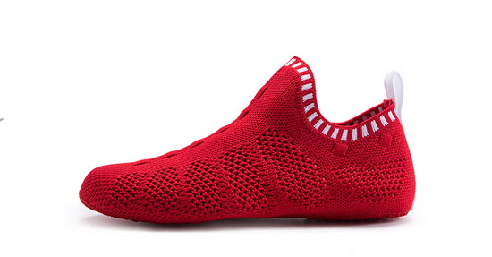 Red/White Mesh ONEMIX Breathable Quick-Dry Slipper Socks