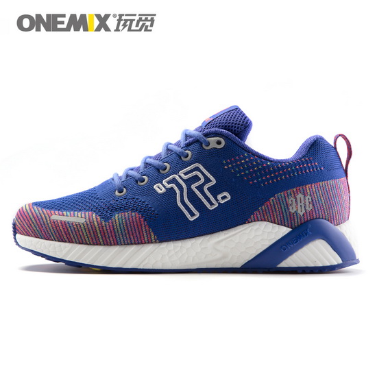 Blue Goku Sneakers ONEMIX Men's Comfortable Shoes - Click Image to Close