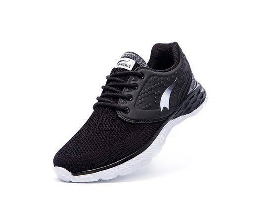 Black/White Eagle Sneakers ONEMIX Men's Athletic Shoes - Click Image to Close