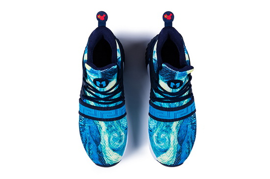 Blue/White Graphic Shoes ONEMIX Men's Sport Sneakers