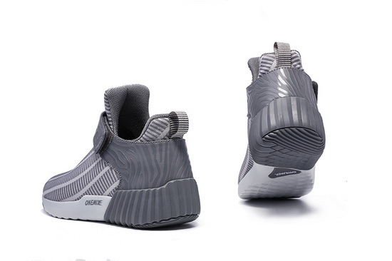 Gray/White Sport Shoes ONEMIX Zebra Men's Sneakers